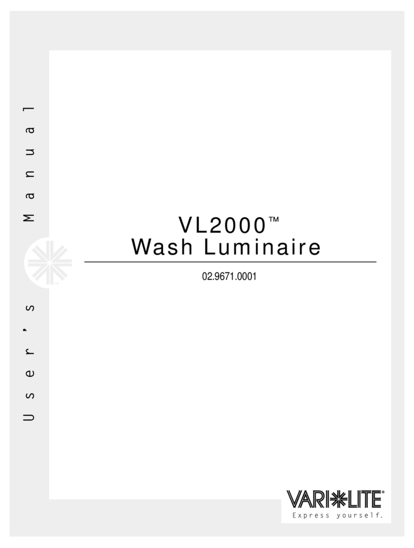 Vari Lite VL2000 Bedienungsanleitung