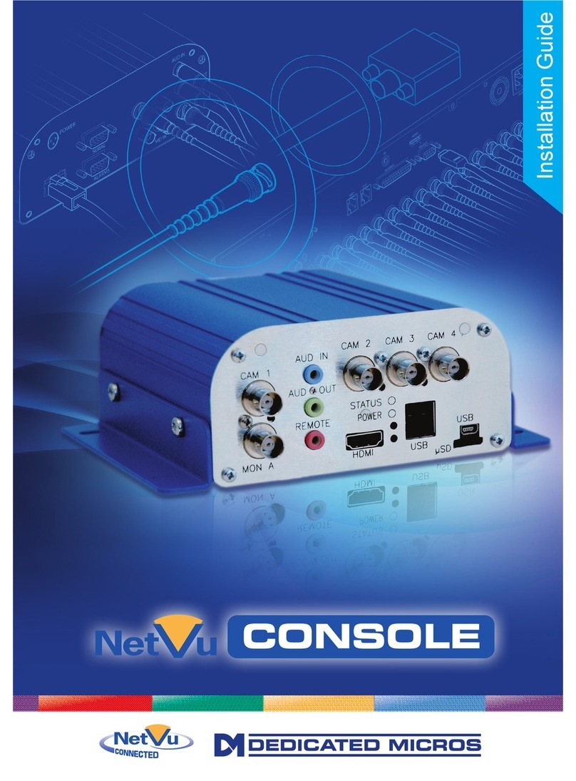 Dedicated Micros NetVu Console Bedienungsanleitung