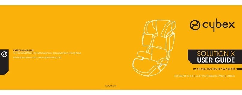 CYBEX SOLUTION X Bedienungsanleitung