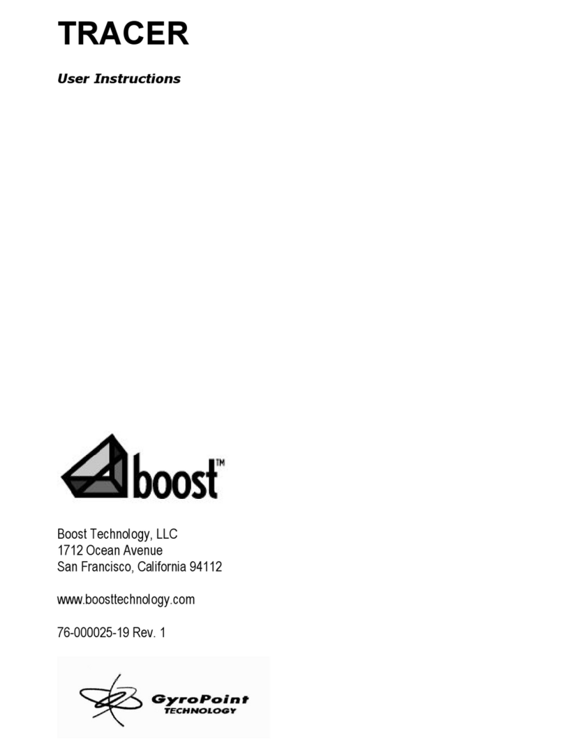 Boost Tracer Bedienungsanleitung Boost Tracer Bedienungsanleitung