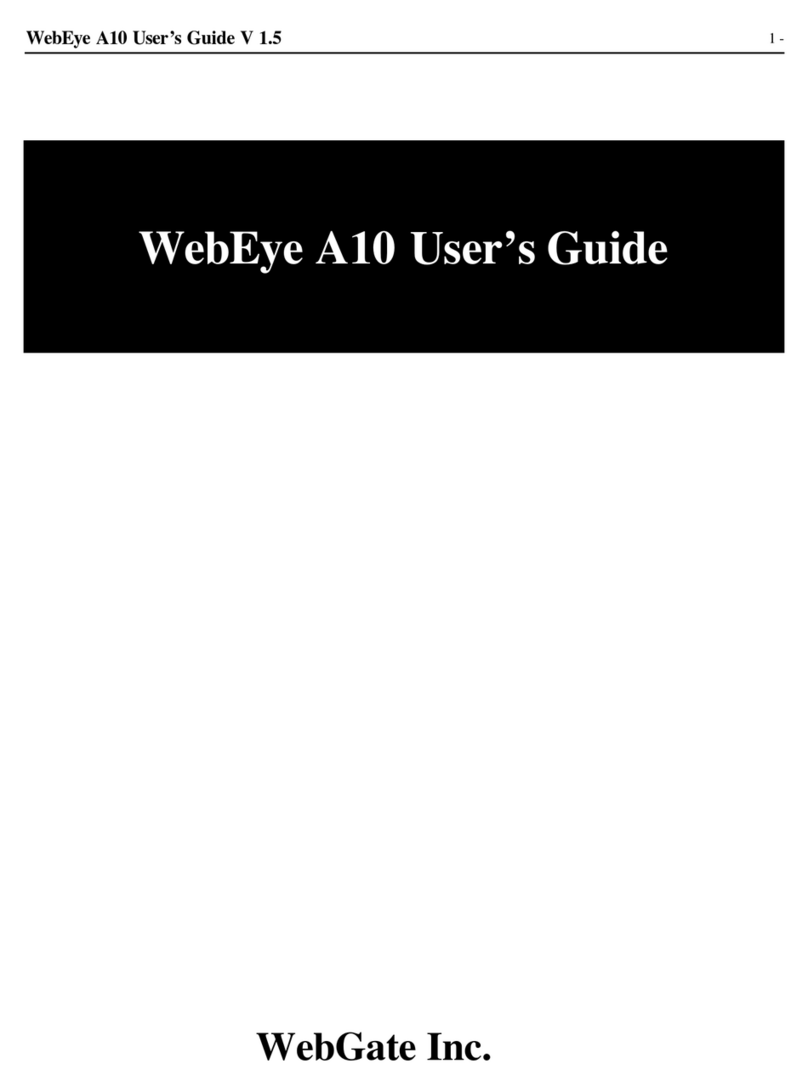 WebGate WebEye A10 Bedienungsanleitung