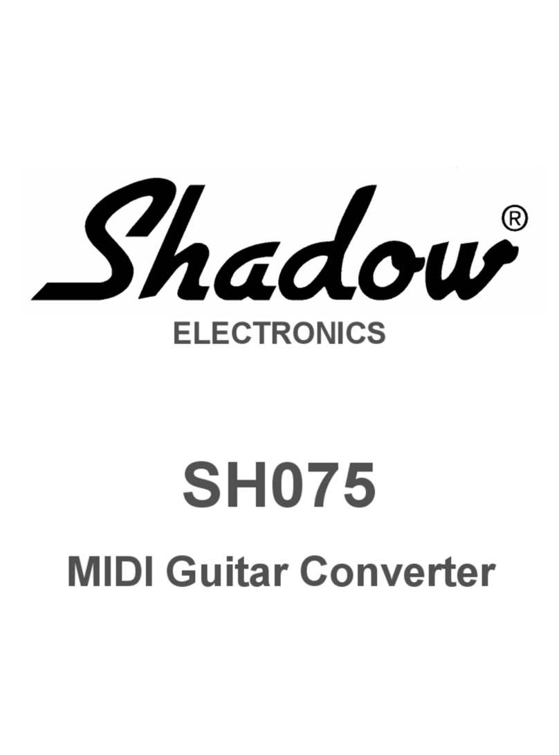 Shadow SH075 Bedienungsanleitung
