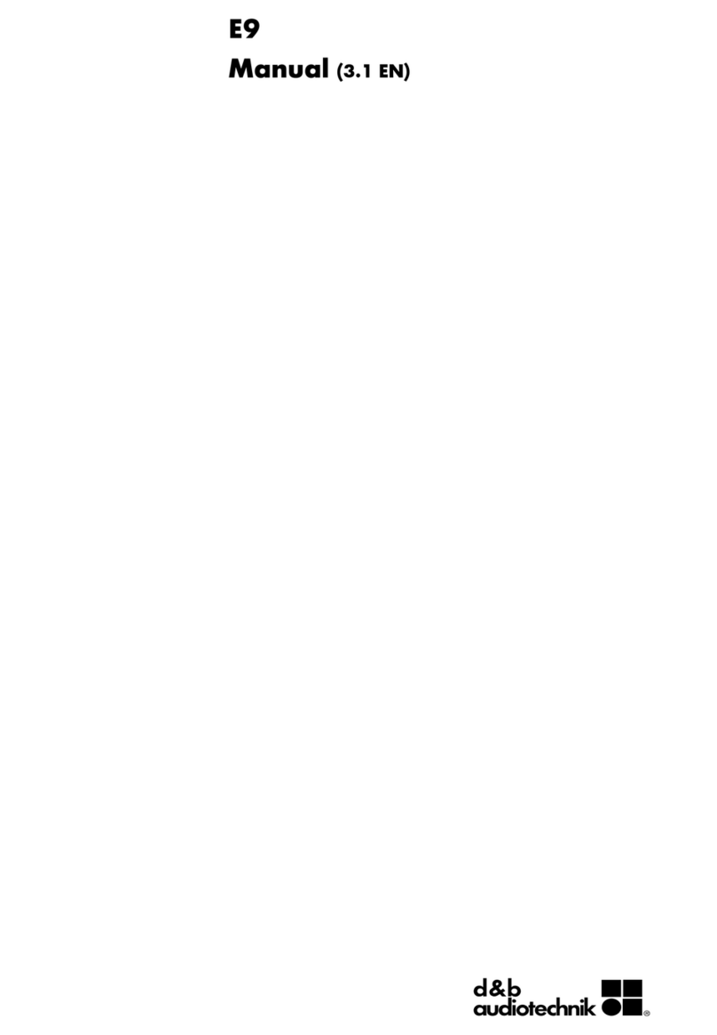 D&B E9 Bedienungsanleitung