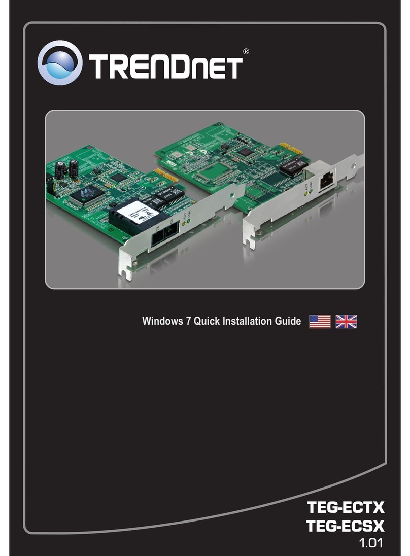 TRENDnet TEG-ECTX Bedienungsanleitung