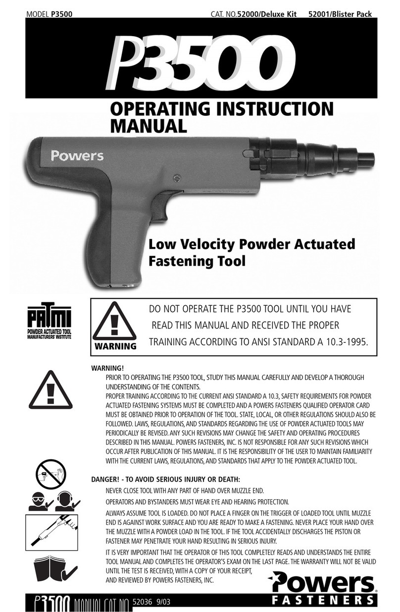 Powers P3500 Bedienungsanleitung