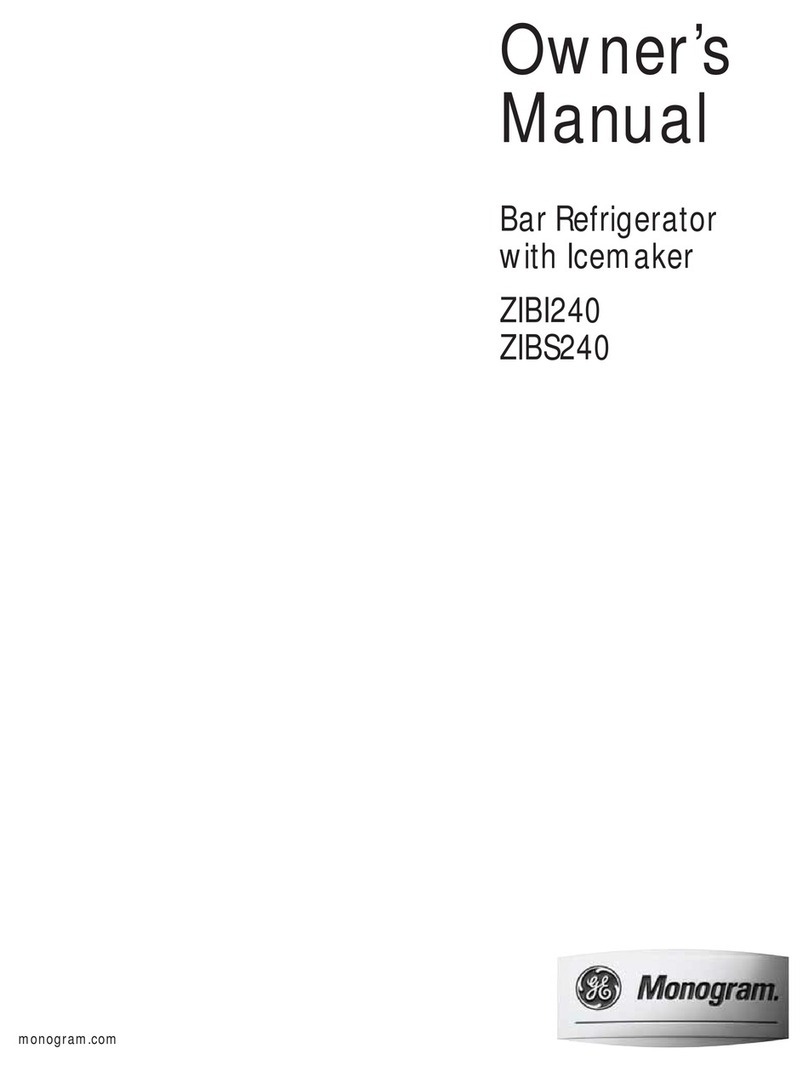 Monogram ZIBI240 Bedienungsanleitung