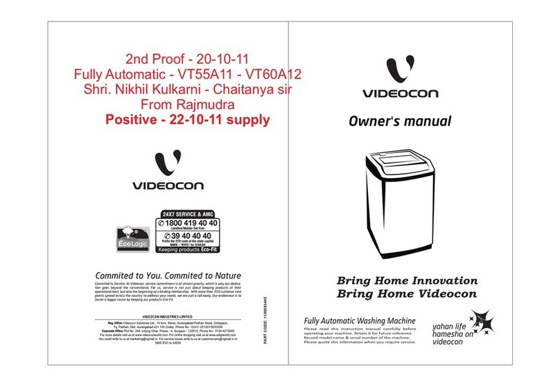Videocon VT55A11 Bedienungsanleitung
