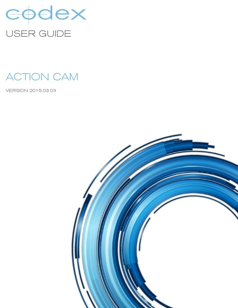 Codex ACTION CAM Bedienungsanleitung