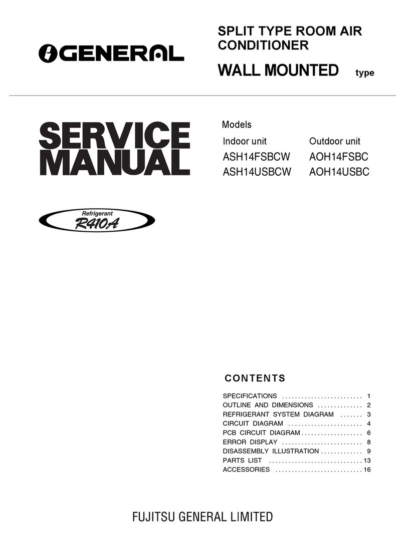 General ASH14FSBCW Bedienungsanleitung General ASH14FSBCW Bedienungsanleitung