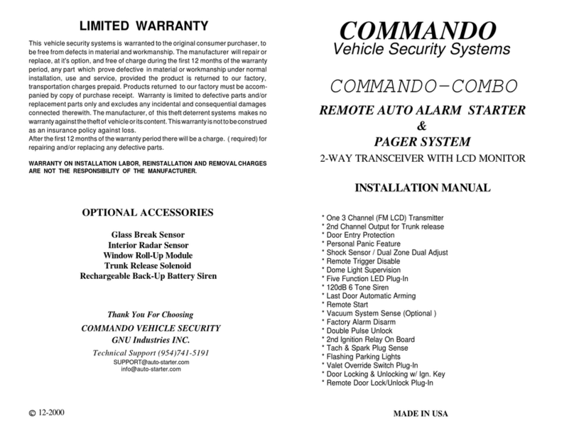 Commando COMMANDO-COMBO Bedienungsanleitung