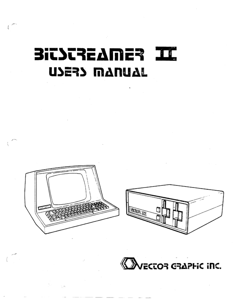 Vector Graphic Bitstreamer II Bedienungsanleitung