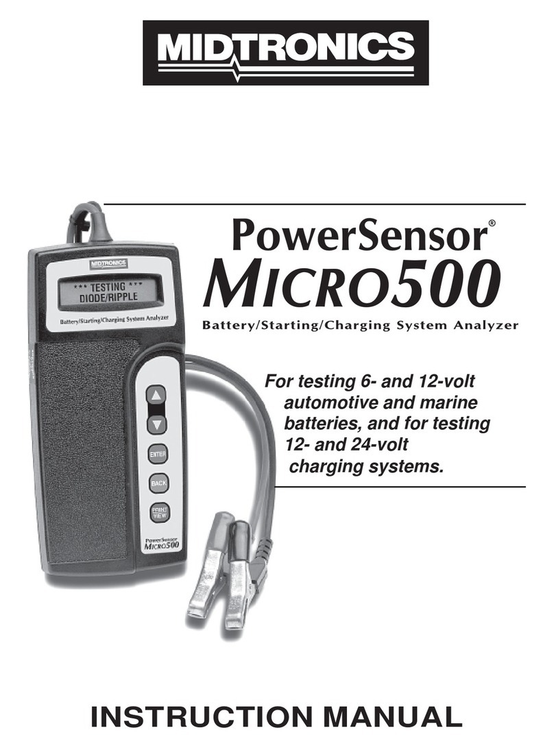 Midtronics PowerSensor Micro500 Bedienungsanleitung