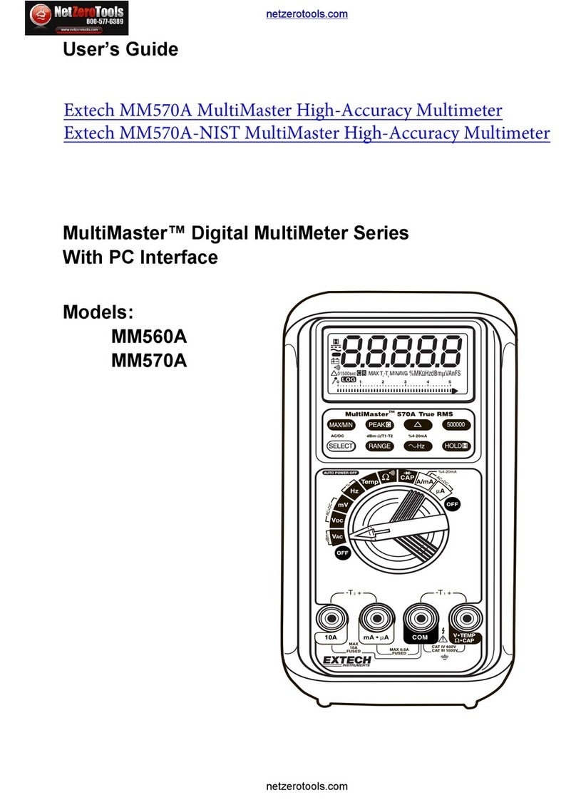Extech Instruments MultiMaster MM560A Bedienungsanleitung Extech Instruments MultiMaster MM560A Bedienungsanleitung