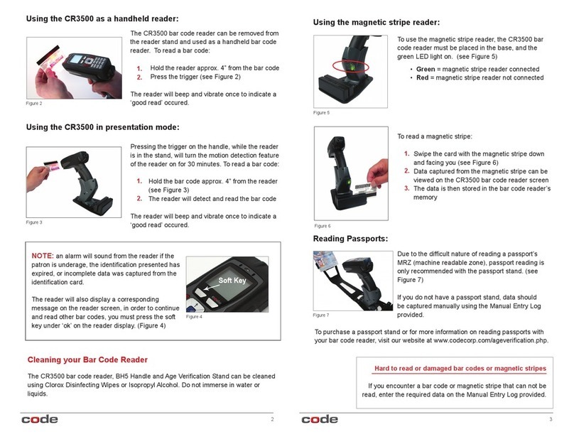 Code Code Reader CR3500 Bedienungsanleitung