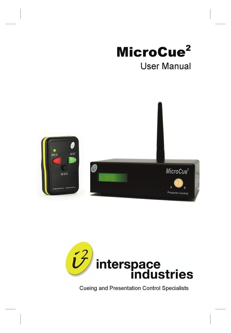 Interspace MicroCue2 Bedienungsanleitung