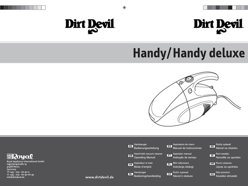 Dirt Devil Handy Duo Bedienungsanleitung
