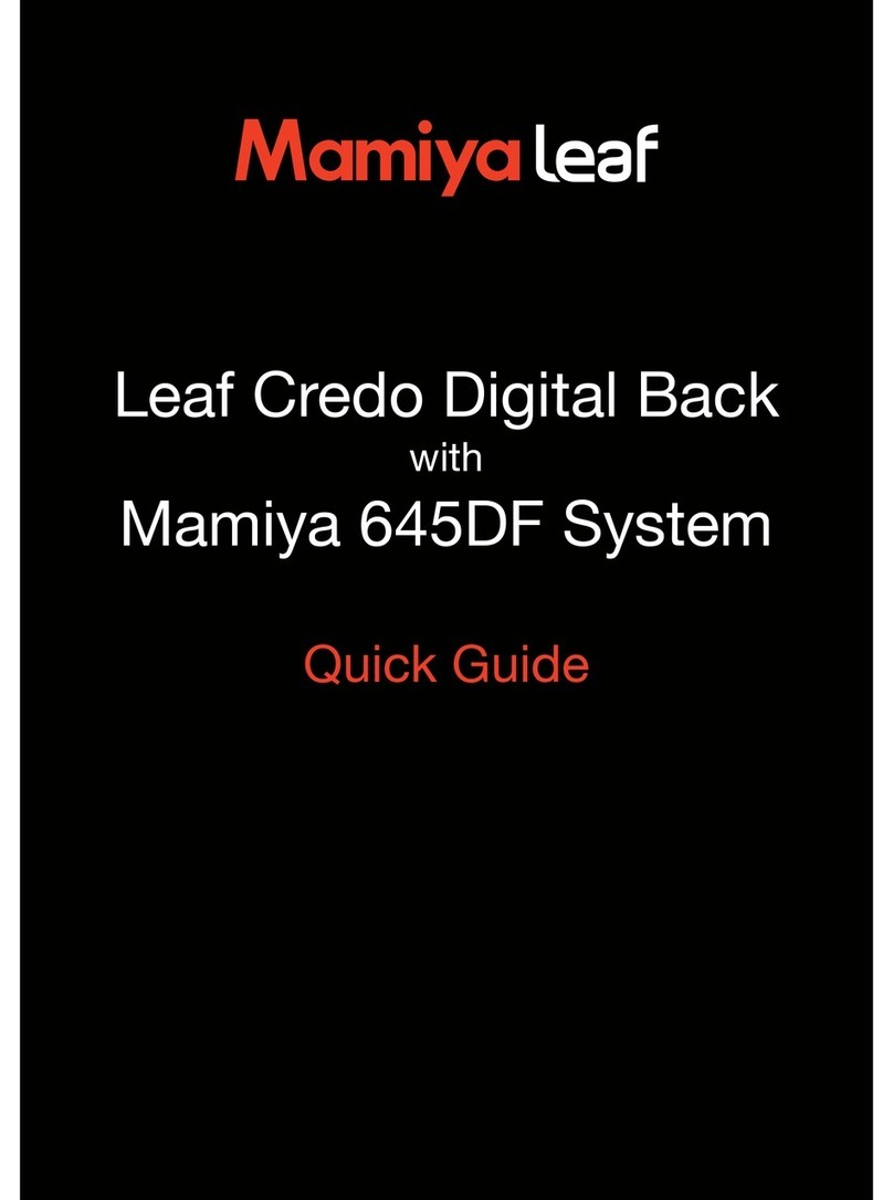 Mamiya Leaf Credo Bedienungsanleitung