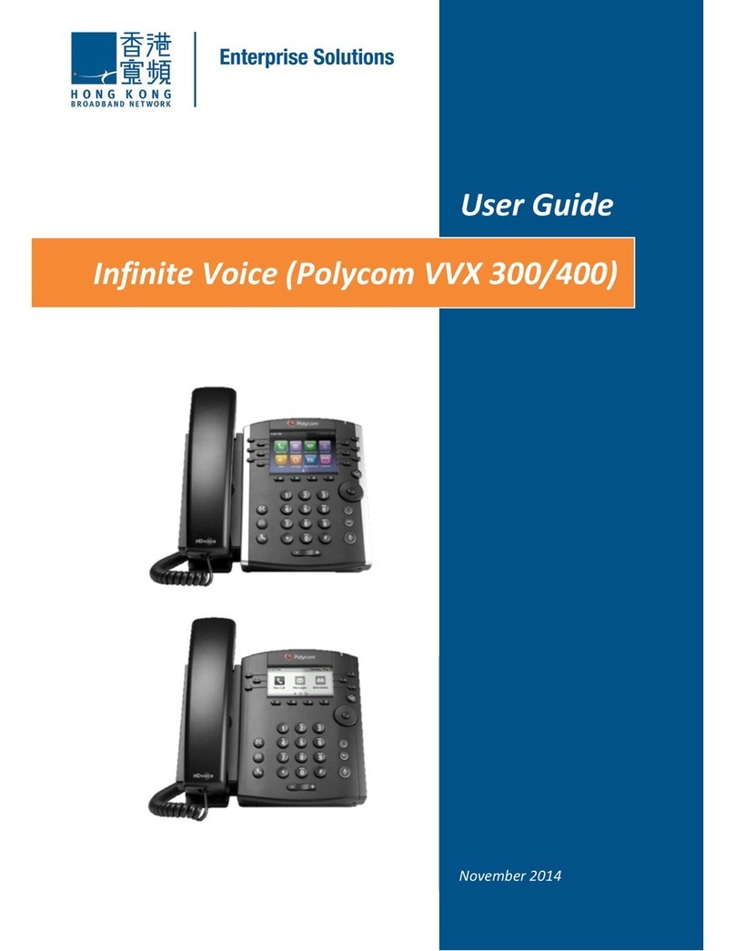 Polycom VVX 300 Bedienungsanleitung