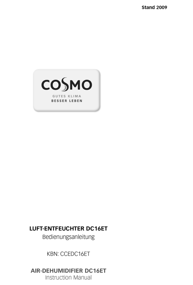 Cosmo DC16ET Bedienungsanleitung