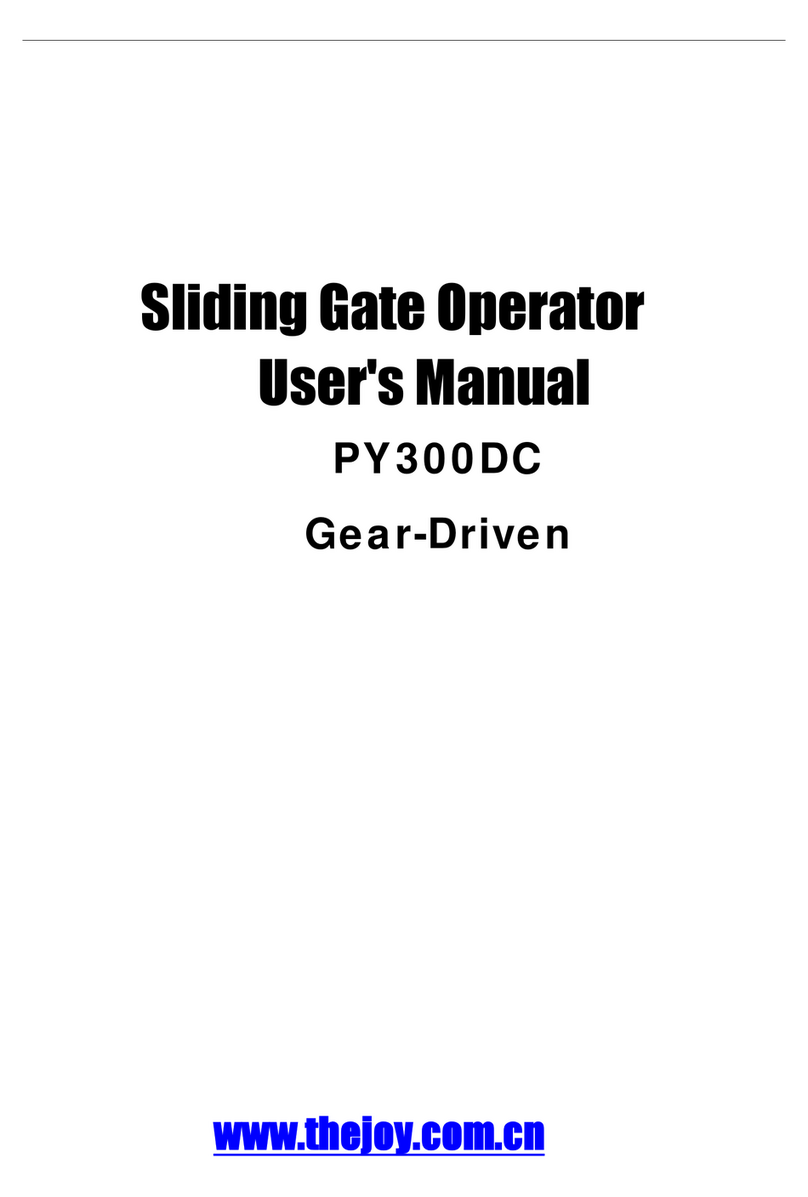 JOYTECH PY300DC Bedienungsanleitung