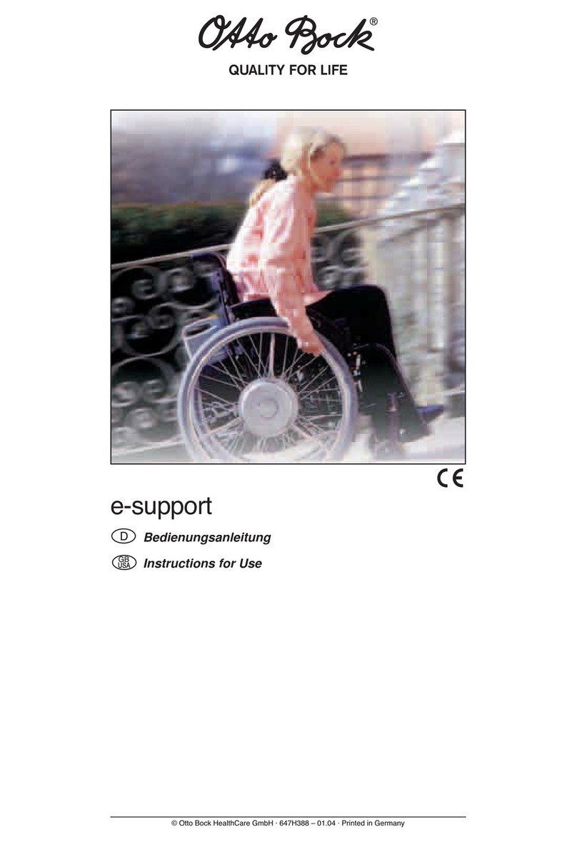 Otto Bock e-support Bedienungsanleitung