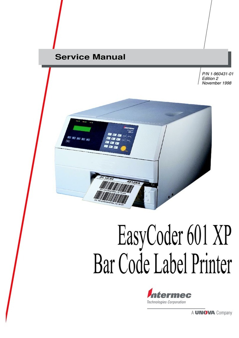 Intermec EasyCoder 601XP Bedienungsanleitung