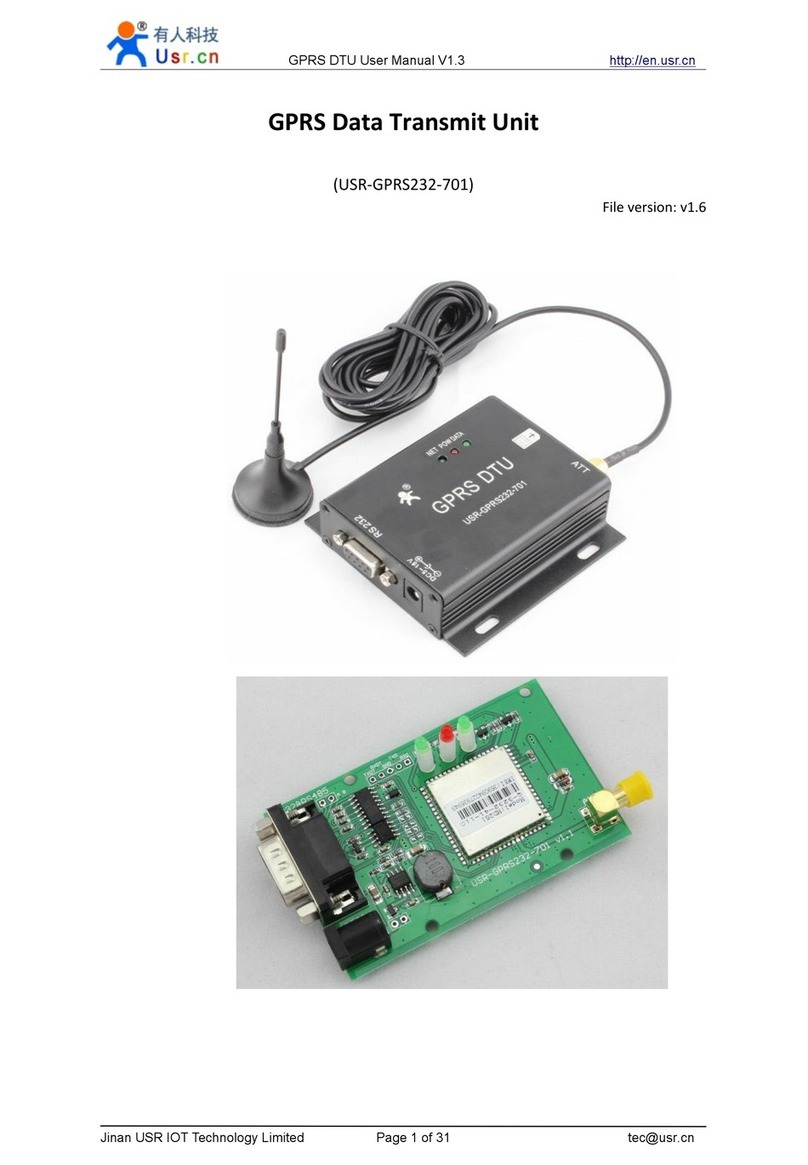 Usr USR-GPRS232-701 Bedienungsanleitung Usr USR-GPRS232-701 Bedienungsanleitung