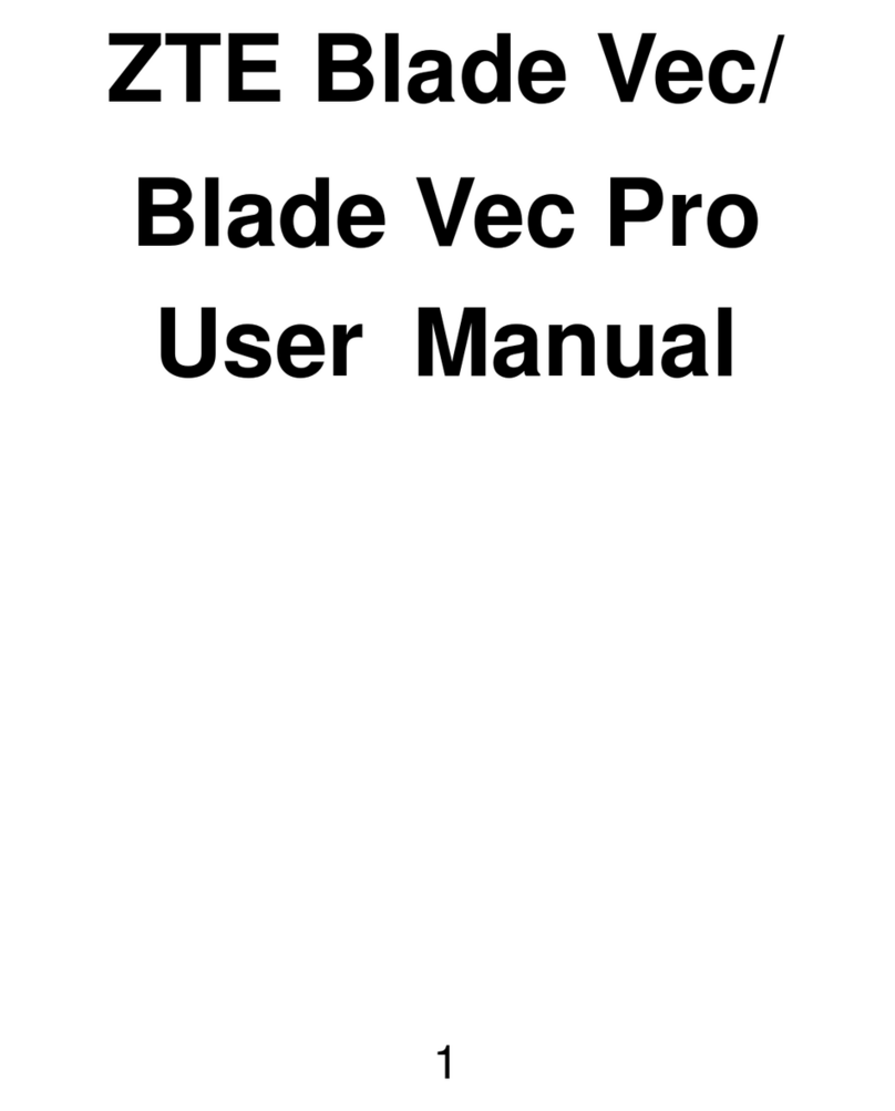 Zte BLADE VEC PRO Bedienungsanleitung
