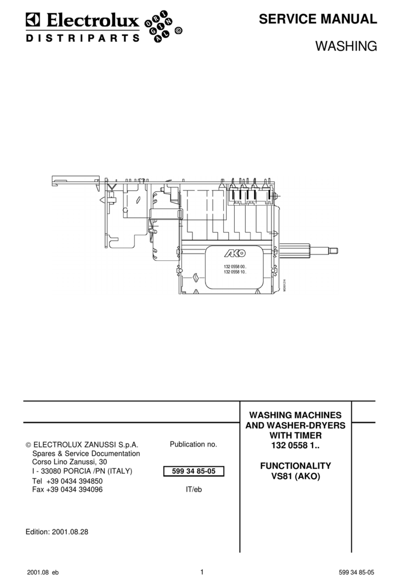 Electrolux with VS81 timer Bedienungsanleitung