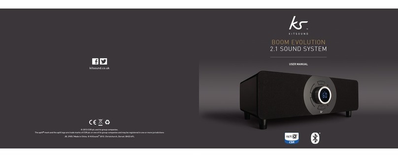Kitsound BOOM EVOLUTION Bedienungsanleitung