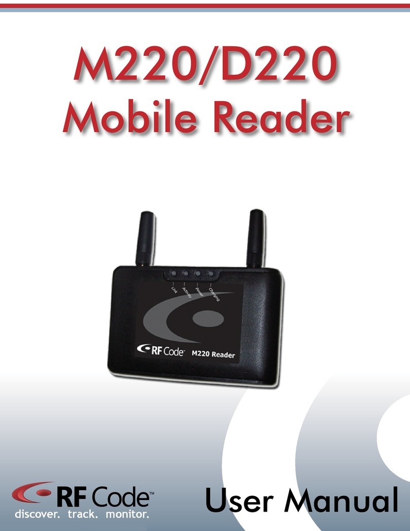 RF Code M220 Bedienungsanleitung