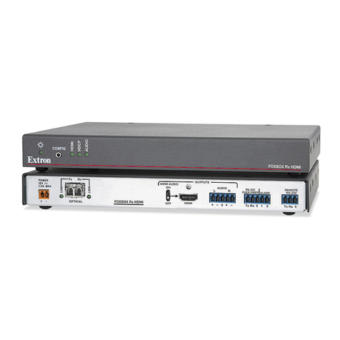 Extron electronics FOXBOX Tx HDMI Bedienungsanleitung