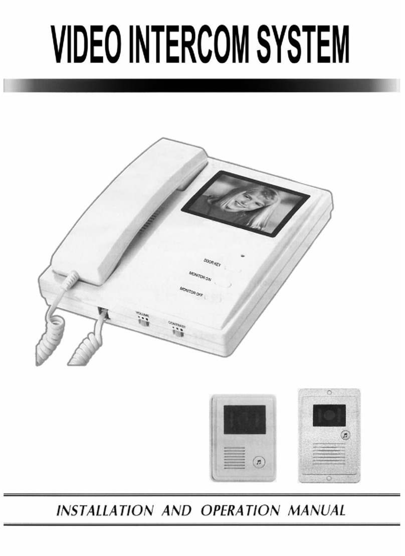 VOS Systems Video Intercom System Bedienungsanleitung