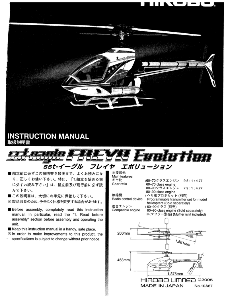 Hirobo sst-eagle FREYA Evolution Bedienungsanleitung