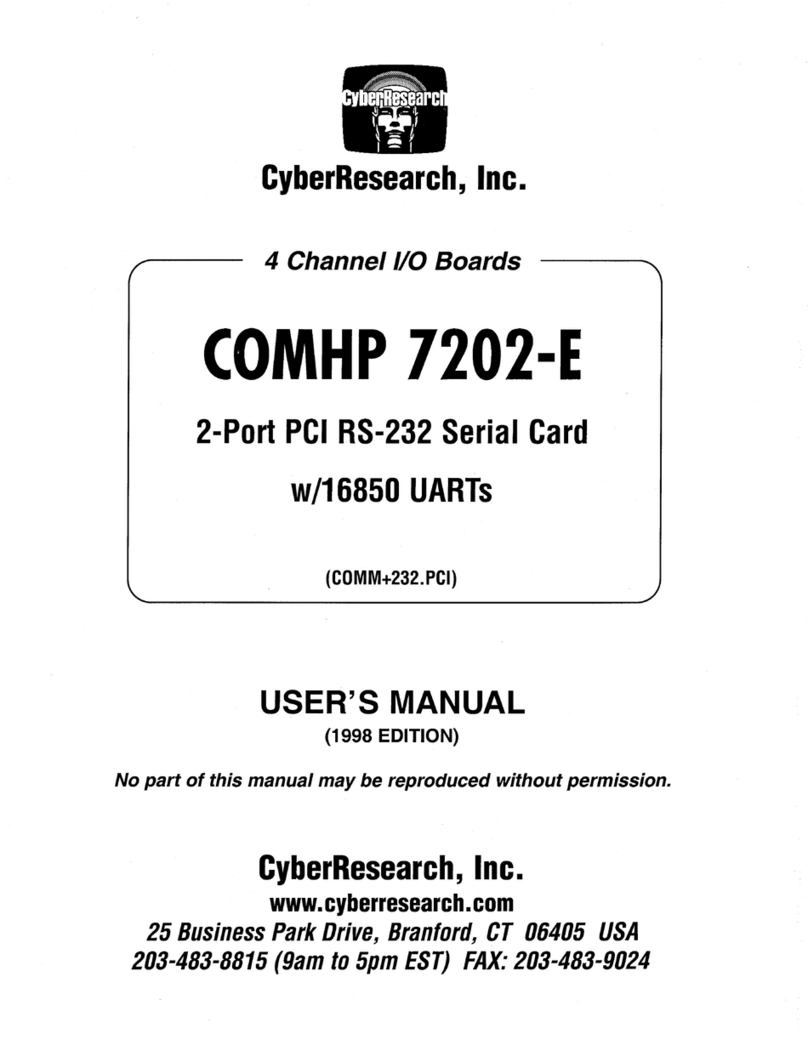 CyberResearch COMPH 7202-E Bedienungsanleitung