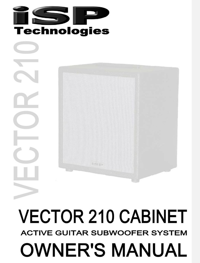 iSP Technologies Vector 210 Bedienungsanleitung
