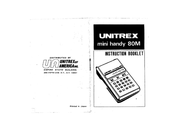 unitrex mini handy 80m Bedienungsanleitung