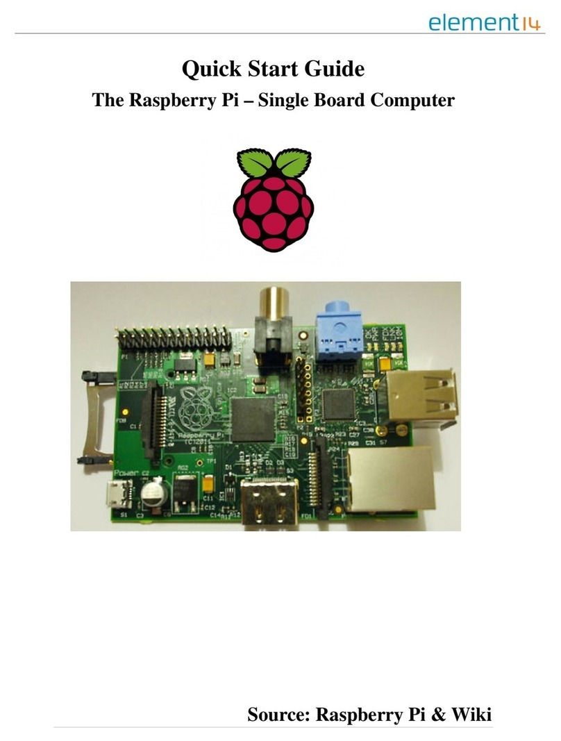 Element14 Raspberry Pi Bedienungsanleitung