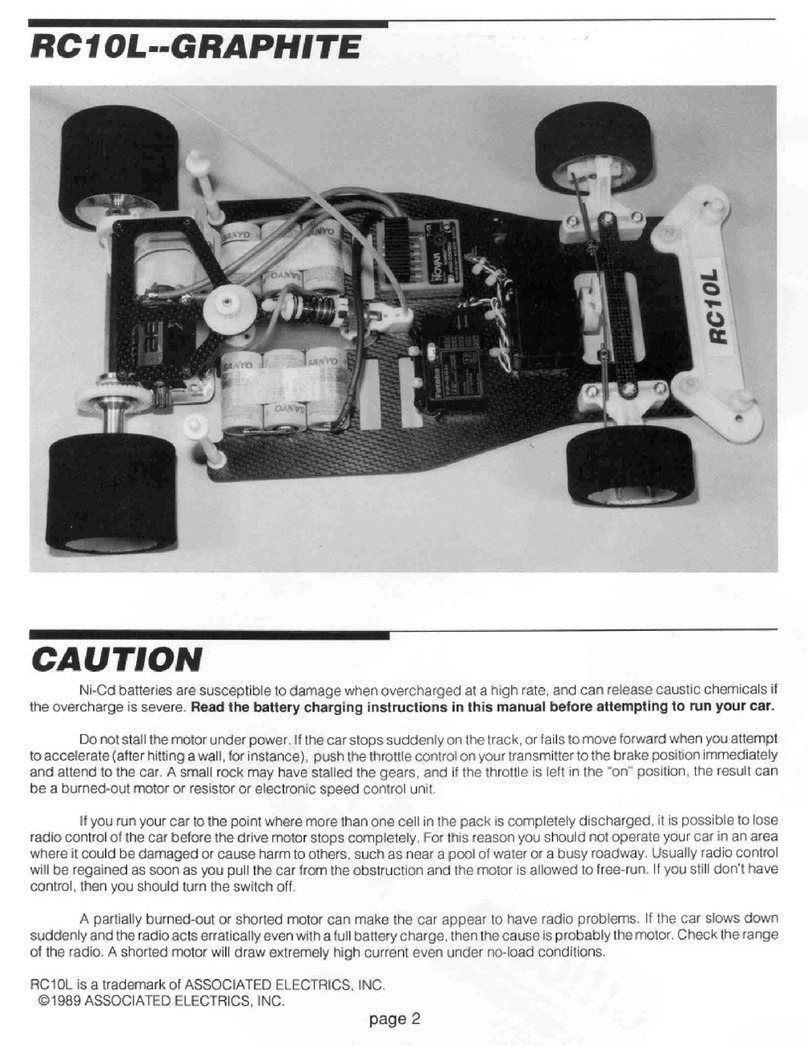 AE RC10L Graphite Bedienungsanleitung