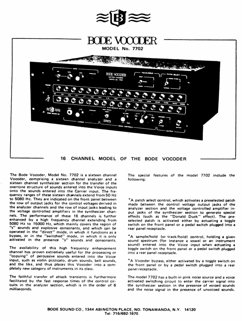 Bode 7702 Bedienungsanleitung