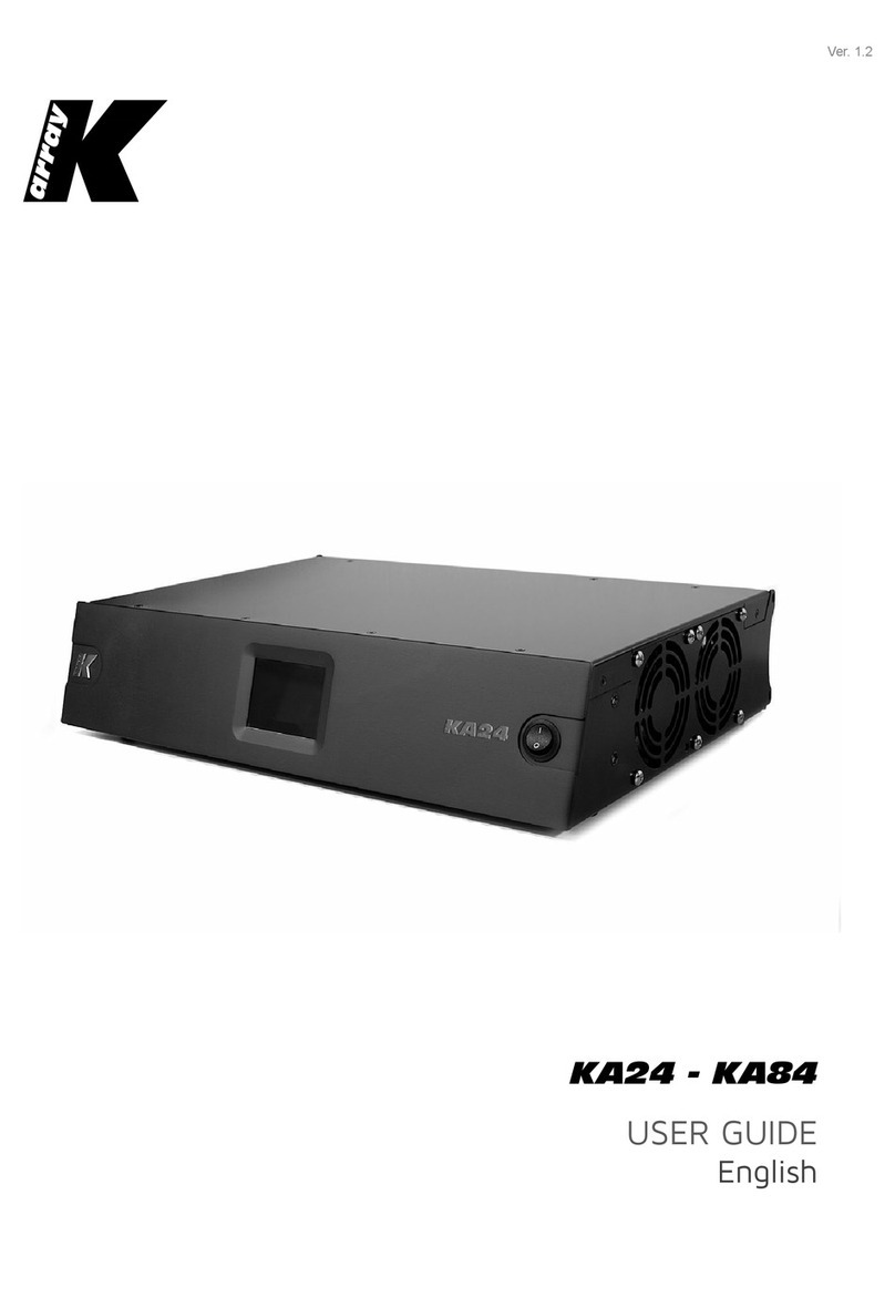 K-array KA24 Bedienungsanleitung