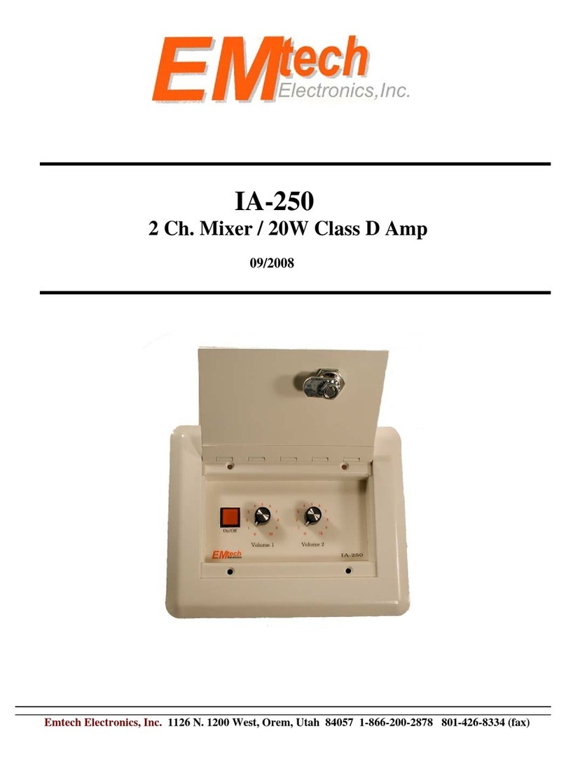 Emtech Electronics IA-250 Bedienungsanleitung