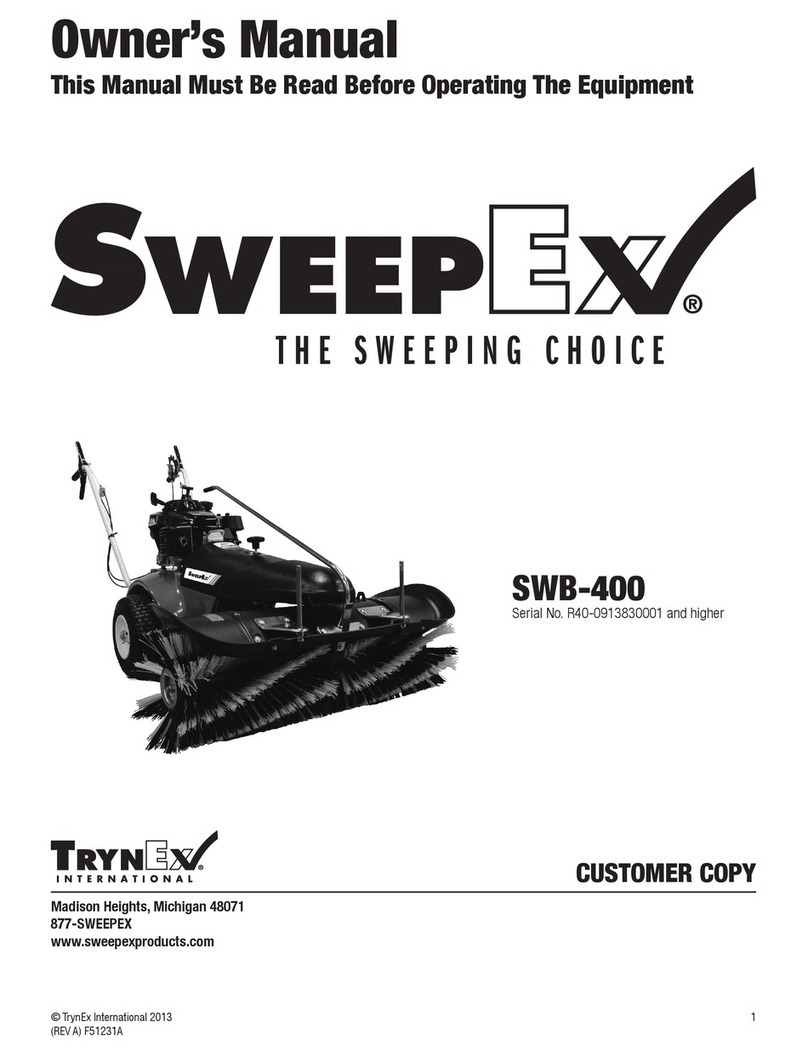 Trynex Sweepex SWB-400 Bedienungsanleitung Trynex Sweepex SWB-400 Bedienungsanleitung