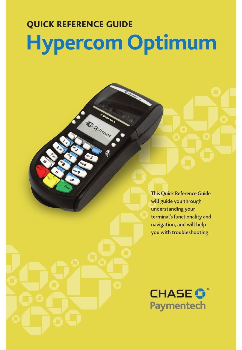 Chase Hypercom Optimum Bedienungsanleitung Chase Hypercom Optimum Bedienungsanleitung