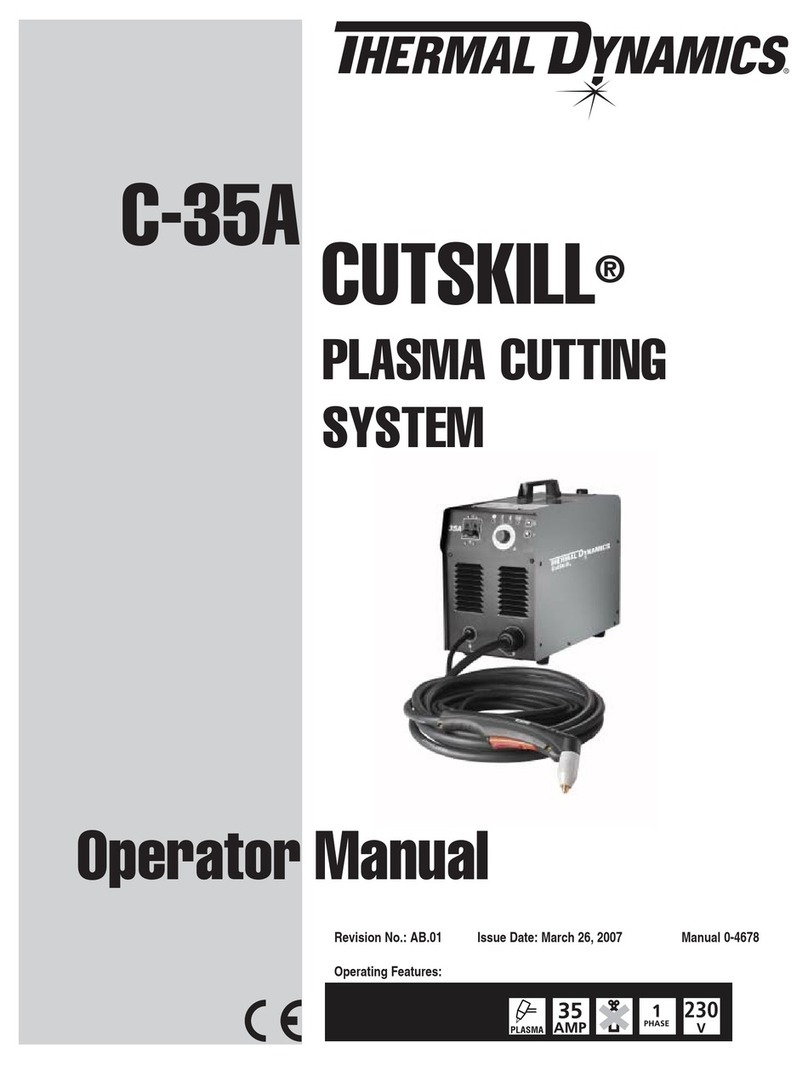 Thermal Dynamics CUTSKILL C-35A Bedienungsanleitung