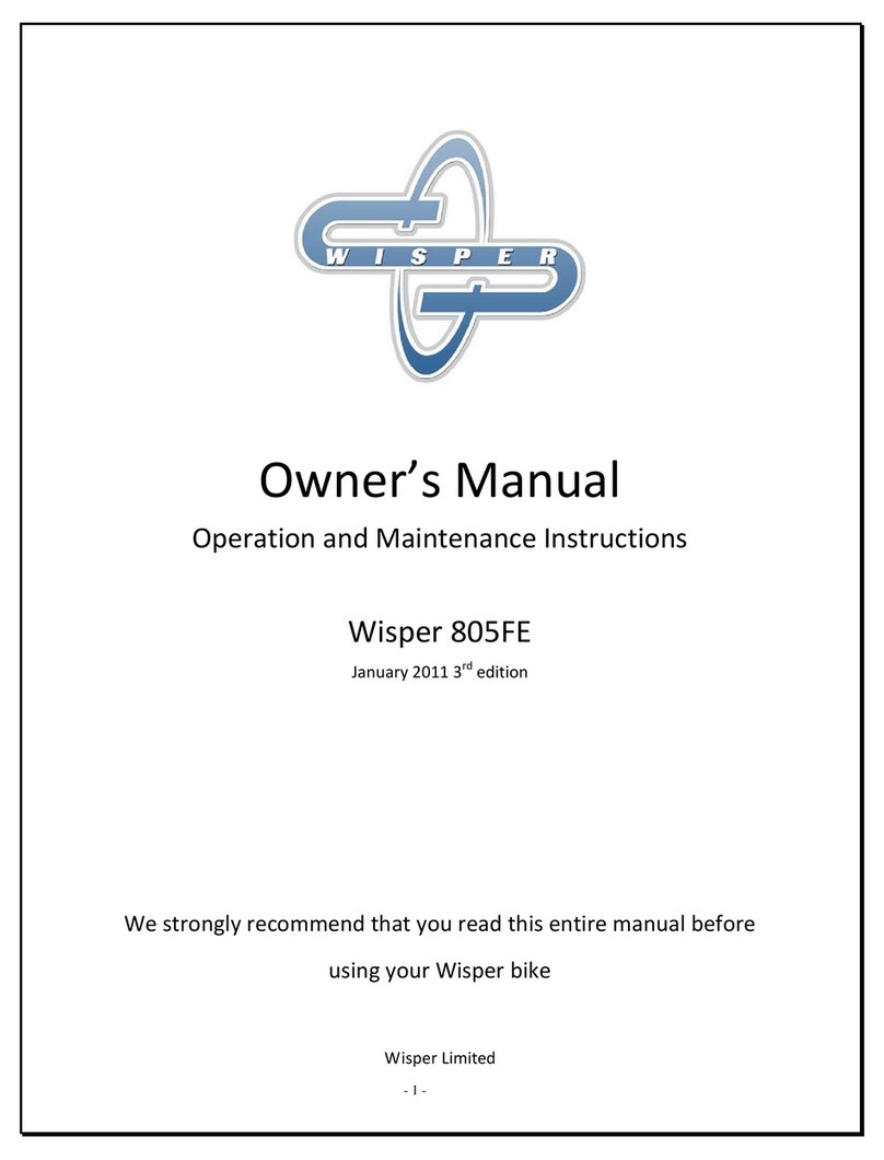 Wisper 805FE Bedienungsanleitung