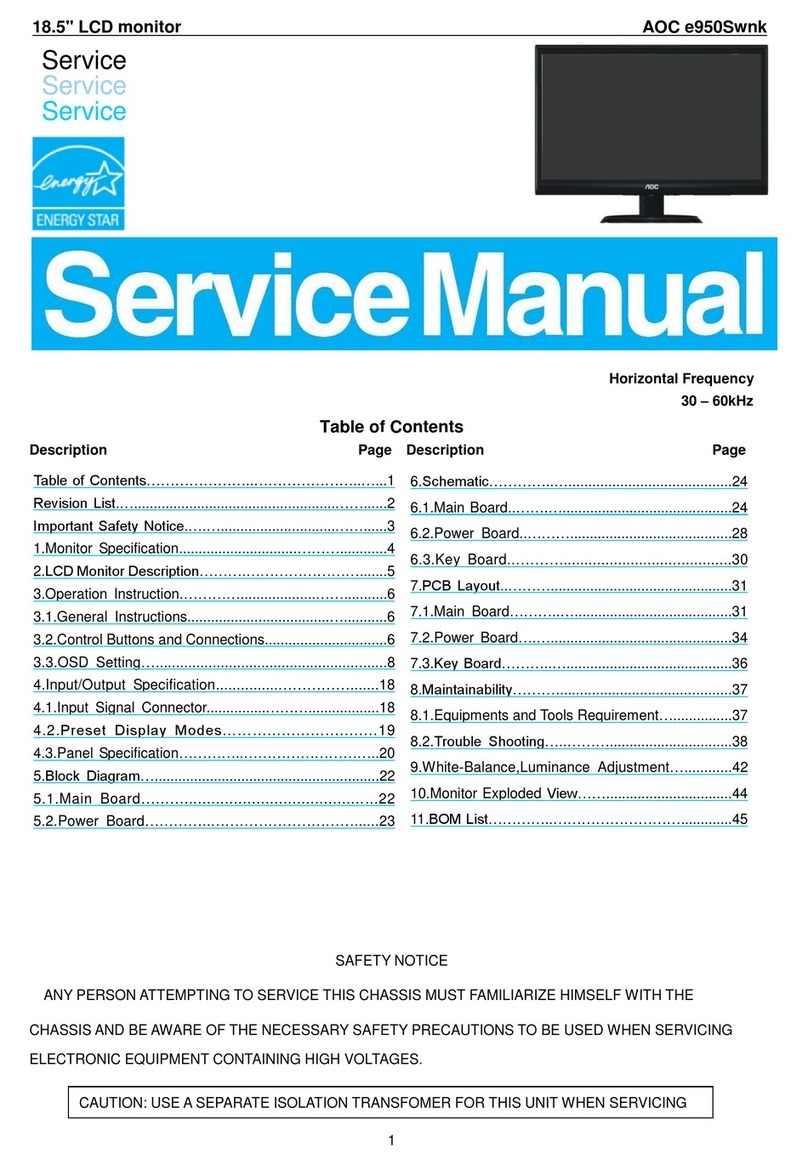 AOC e950Swnk Bedienungsanleitung