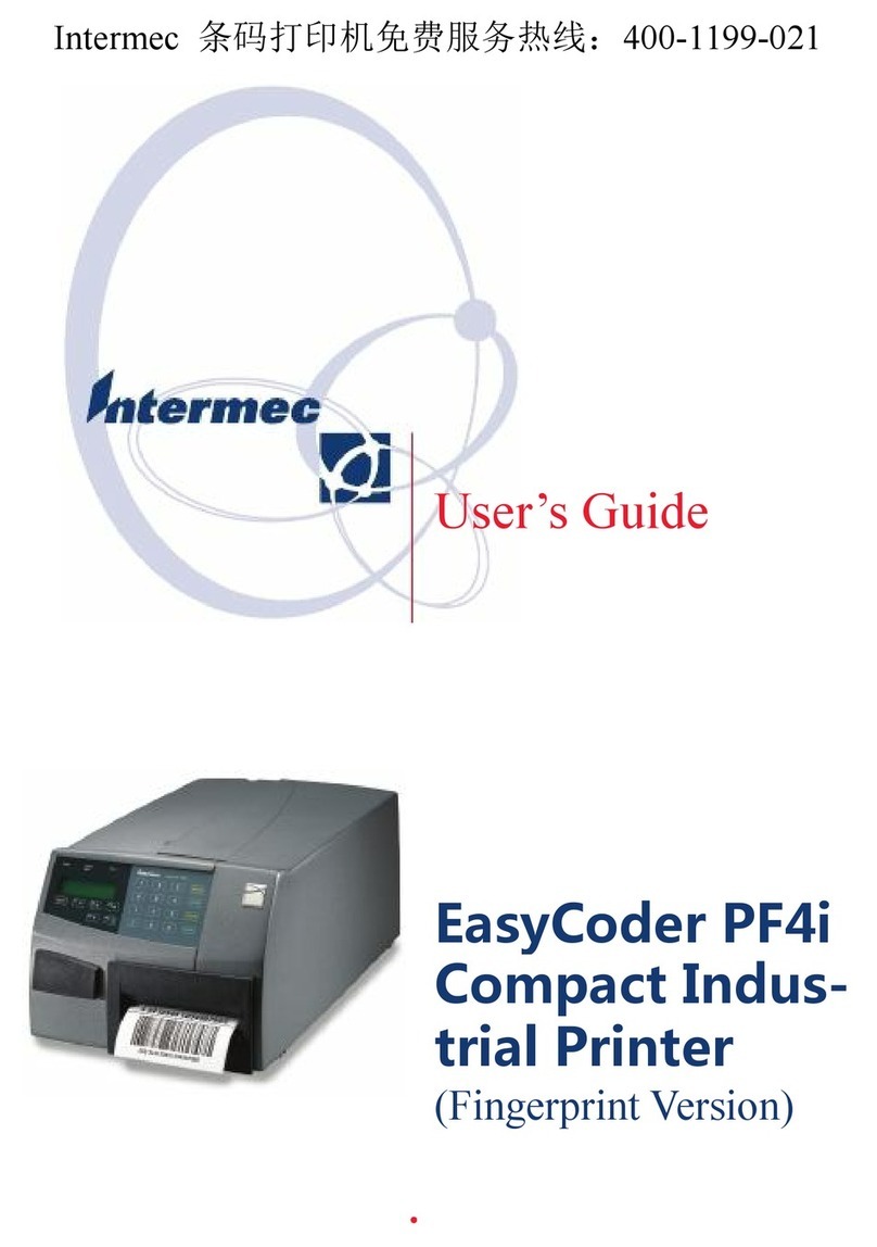 Intermec EasyCoder PF4i Bedienungsanleitung Intermec EasyCoder PF4i Bedienungsanleitung