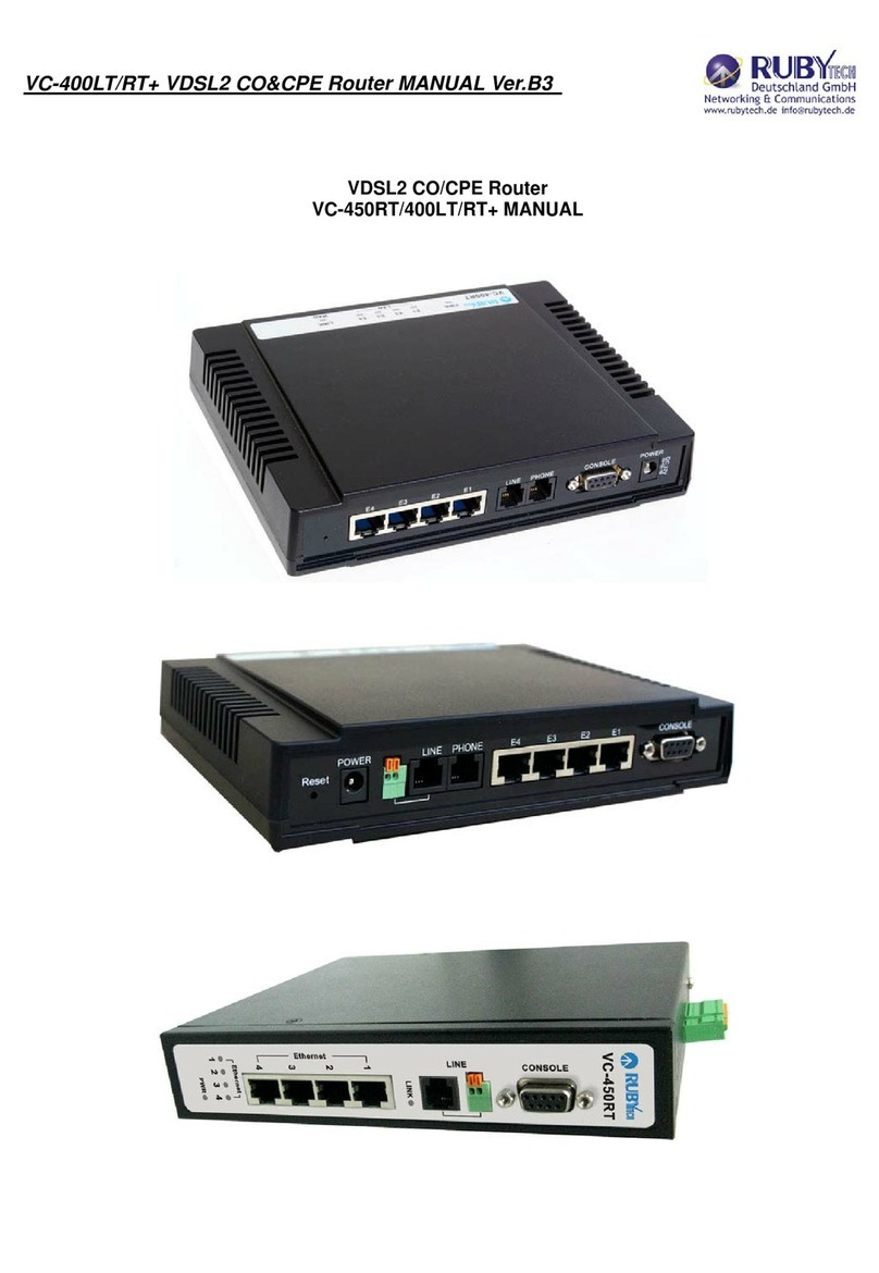 Ruby Tech VC-450RT Bedienungsanleitung
