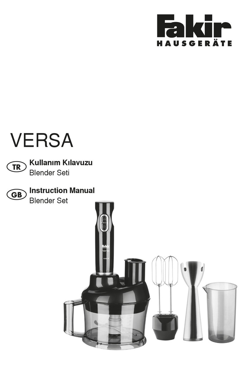 Fakir VERSA Bedienungsanleitung